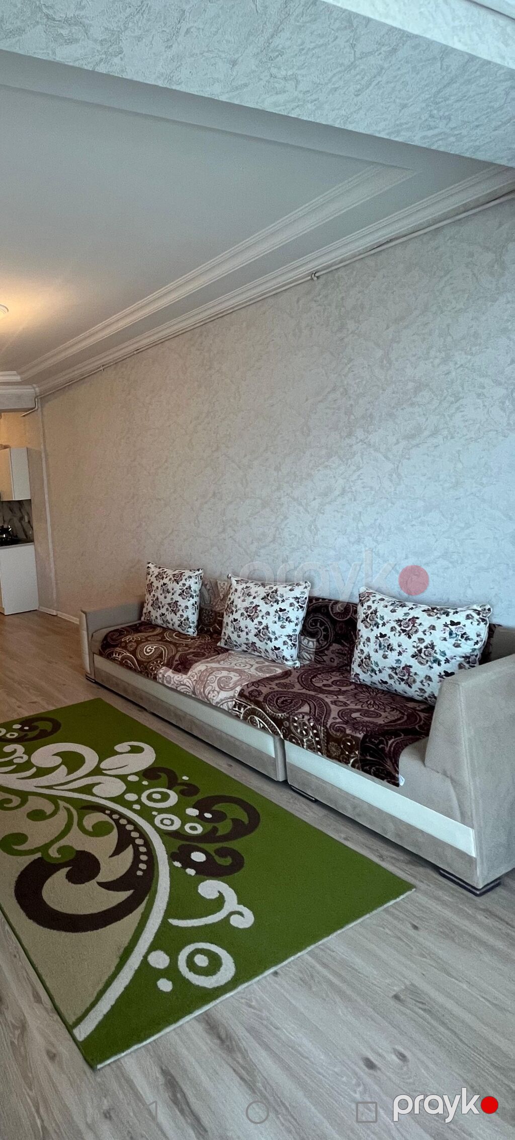 Uzanılan divan – krem rəngli, müasir minimal dizayn. - Korpus: yumşaq — Divanlər, Sumqayıt (2)