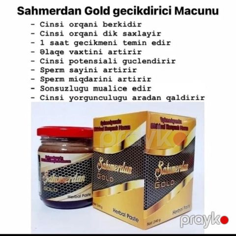 "Şahmerdan gold" məcunu — Bakı