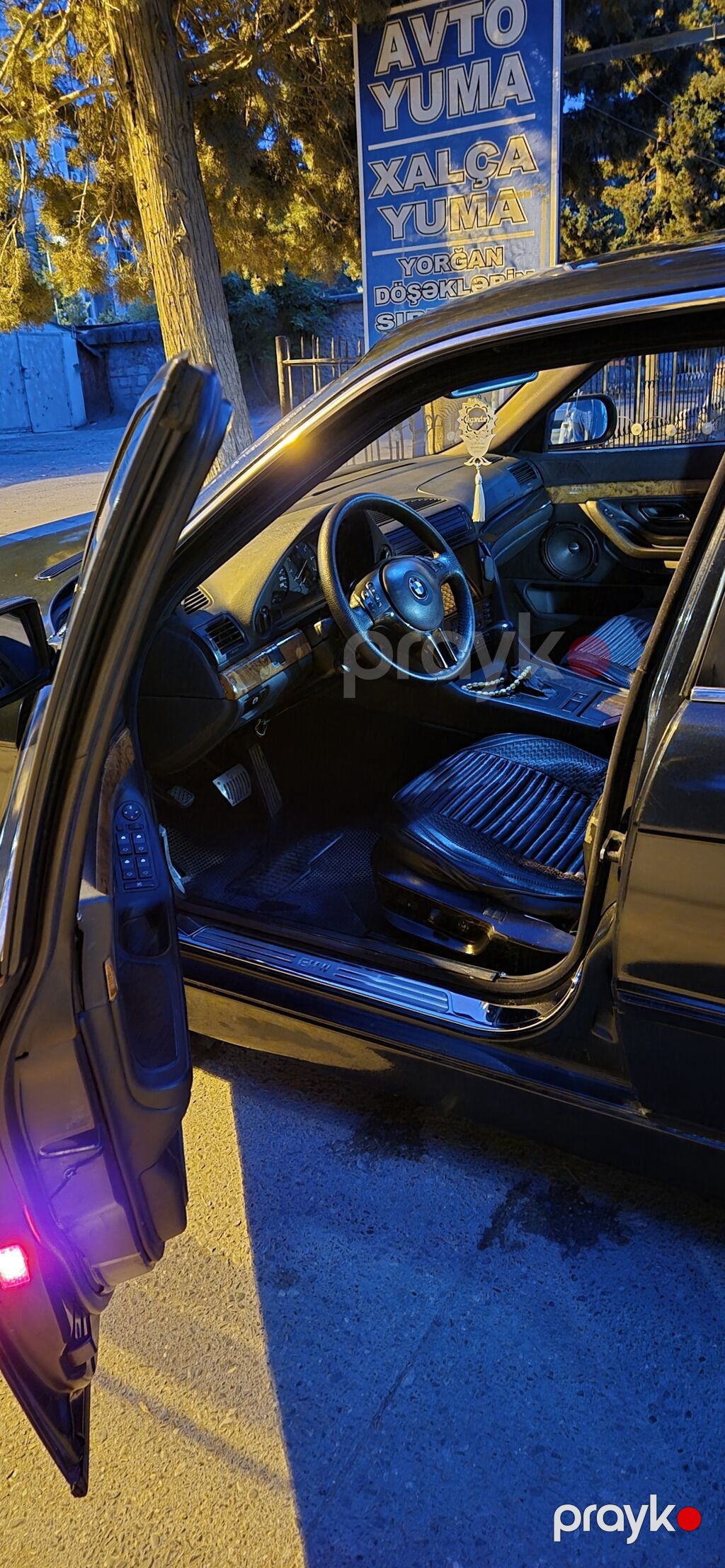 BMW 7 Series E38 sedan - Kuzov: qara rəng, klassik E38 dizaynı, ön və — Avtomobillər, Bakı (3)
