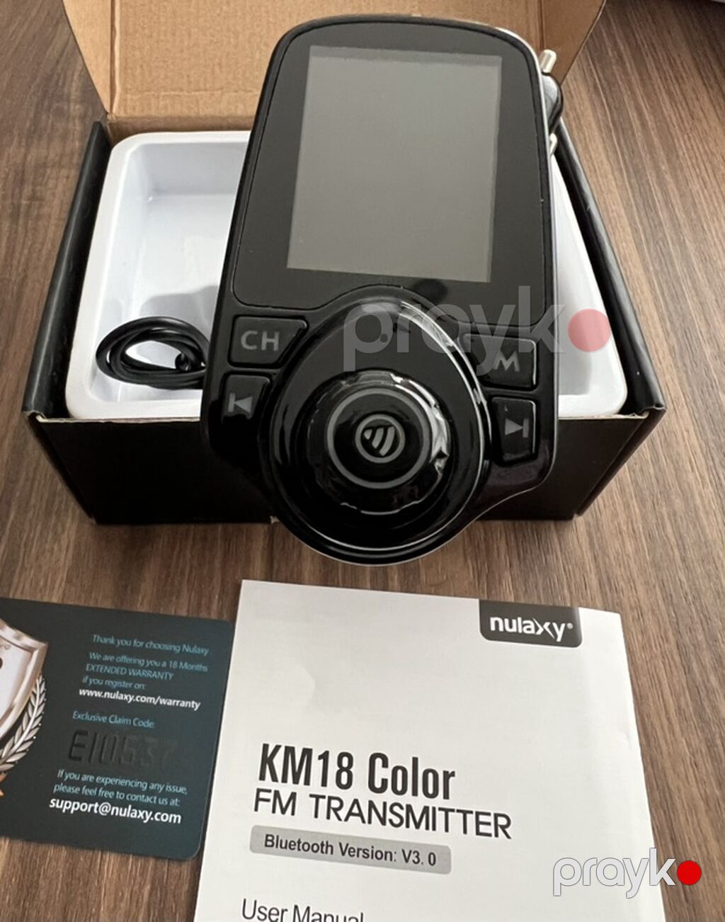 Nulaxy KM18 Color Bluetooth FM Transmitter Avtomobil üçün universal — Digər, Bakı (4)