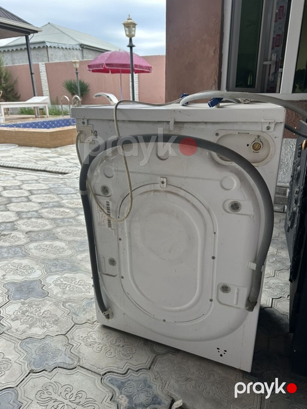 Paltaryuyan maşın Indesit, 6 kq, Təmirə ehtiyacı var, Avtomat, Qurutma var — Çamaşır maşınları, Kürdəmir (3)