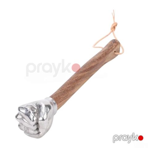 Dəmir yumruq QTC032-350 Dekorativ Fist (Dəmir Yumruq) Taxta Saplı — Bakı
