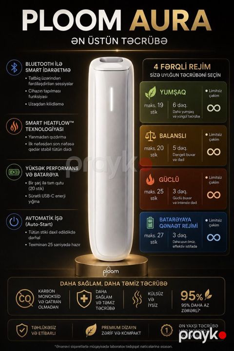Tütün qızdırıcısı Ploom Aura — Bakı