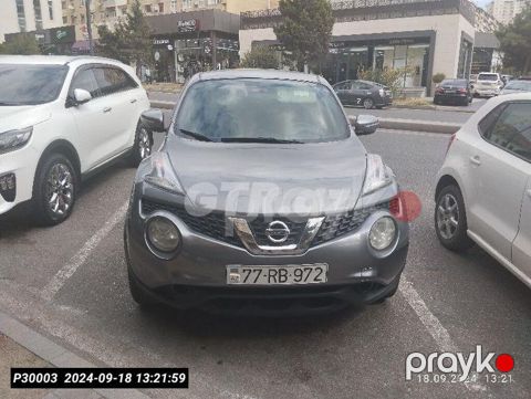 Nissan Juke, boz rəng, şəhər üçün kompakt krossover. - Kuzov: 5 — Bakı