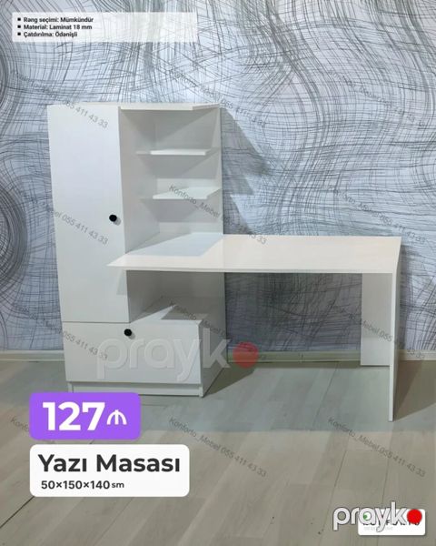 Künc masa, Polkalı, Siyirməli, Sadə laminat — Bakı