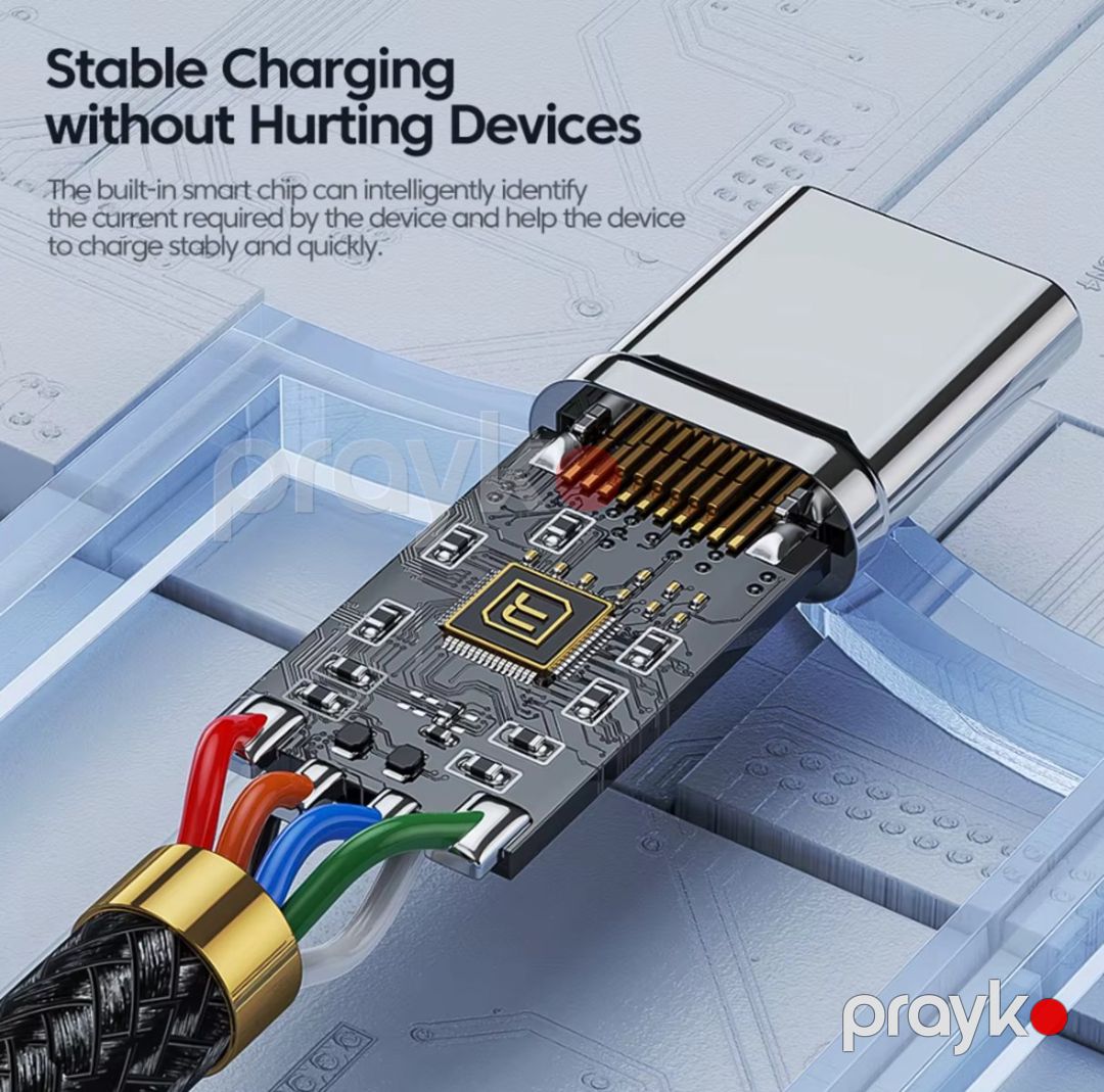 Kabel 100W 6A "USB to Typec 2m" — Periferik cihazlar, Bakı (7)