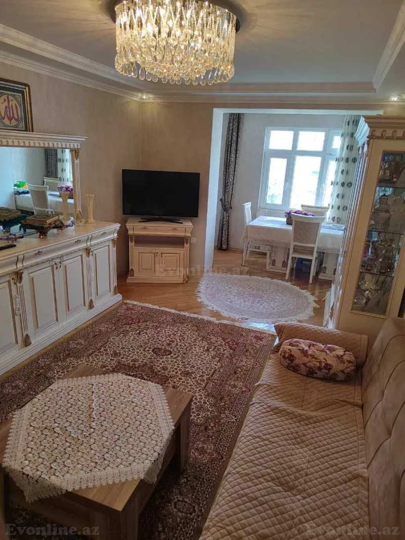 Satılır 4 otaqlı Mənzil Köhnə tikili 100 m² Bakı, Nizami r., 8-ci kilometr — Mənzil, Bakı (5)