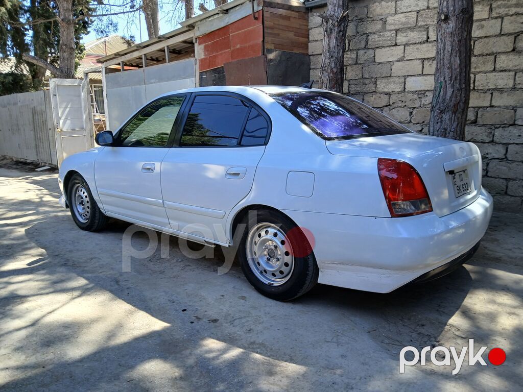 Hyundai Elantra sedan 2003 – avtomatik sürətlər qutusu 4 təzə təkər — Avtomobillər, Digah (10)