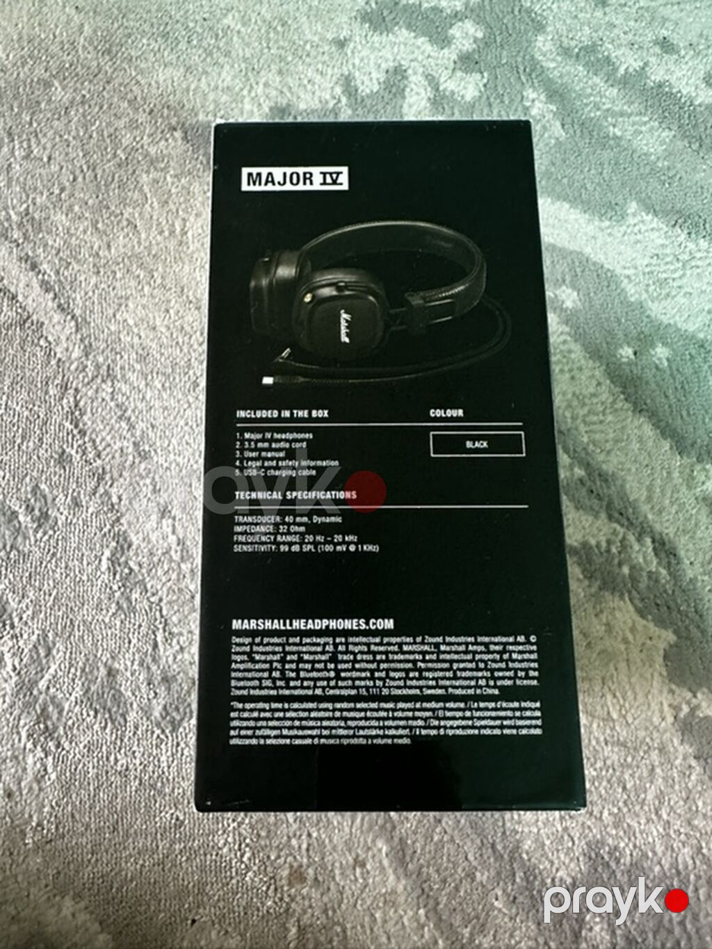 Marshall Major IV Bluetooth qulaqlıq Qulaqlıq yenidir istifadə — Qulaqcıqlar, Bakı (3)