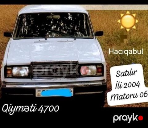 Avtomobil: VAZ 2106 (06) İl: 2004 Mühərrik: “06” motoru — Şirvan