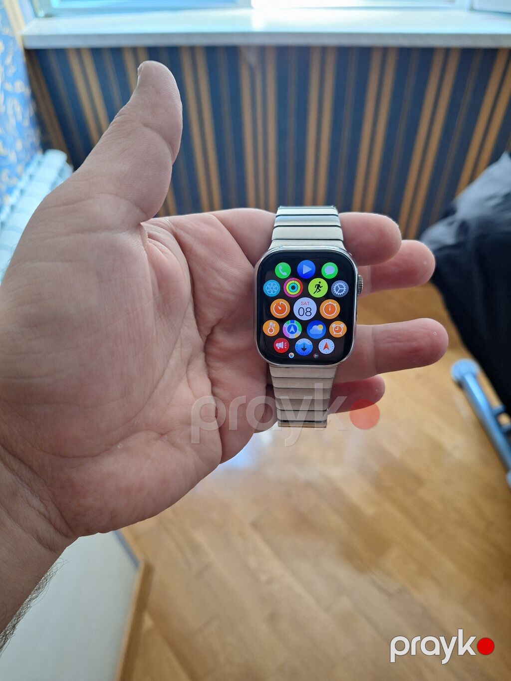HK 10 PRO MAX+ heç bir prablemi yoxdu Heç bir çizgi yoxdu Donamqi — Ağıllı saatlar, Bakı (2)