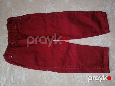 Uşaq şalvarı – Türkiyə istehsalı - Rəng: tünd qırmızı/bordo - Model — Bakı