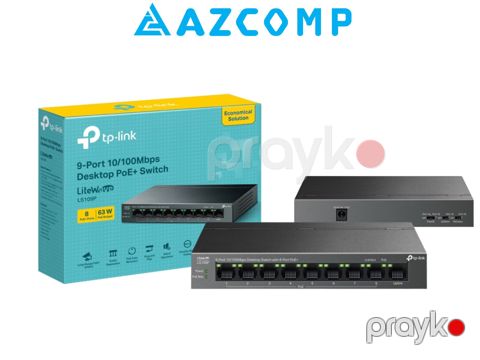 TP-Link 9-port PoE+ Switch LS109P — Bakı
