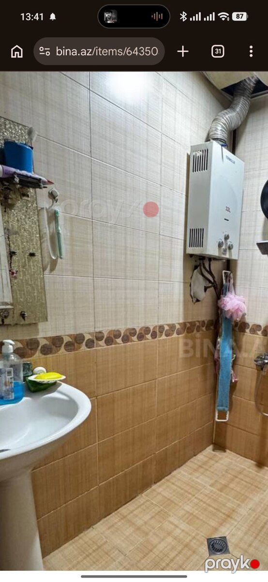 3-otaqlı mənzil, 7-ci mkr., 80 m² — Mənzil, Bakı (9)