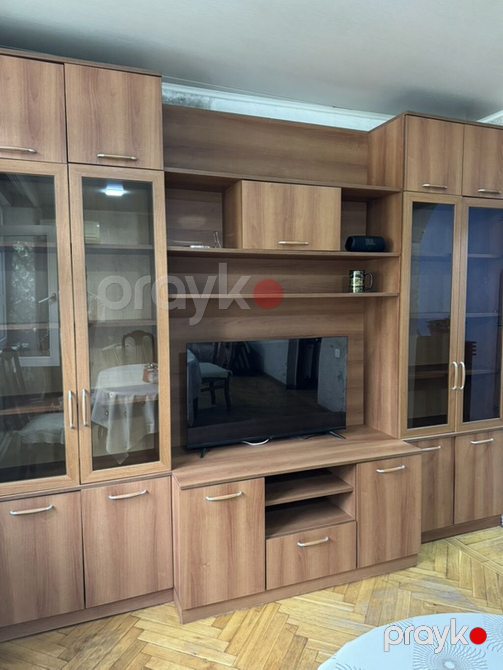Qonaq otağı üçün modul divar dolabı və TV stendi - Material — Qonaq otağı üçün, Bakı (2)