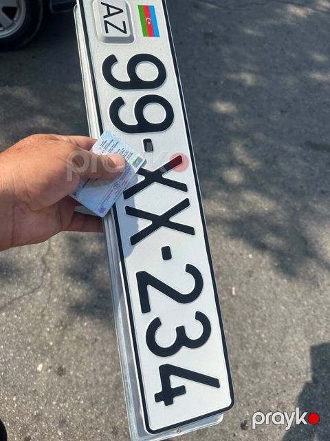 Avtomobil qeydiyyat nişanı - 99-XX-234 — Bakı