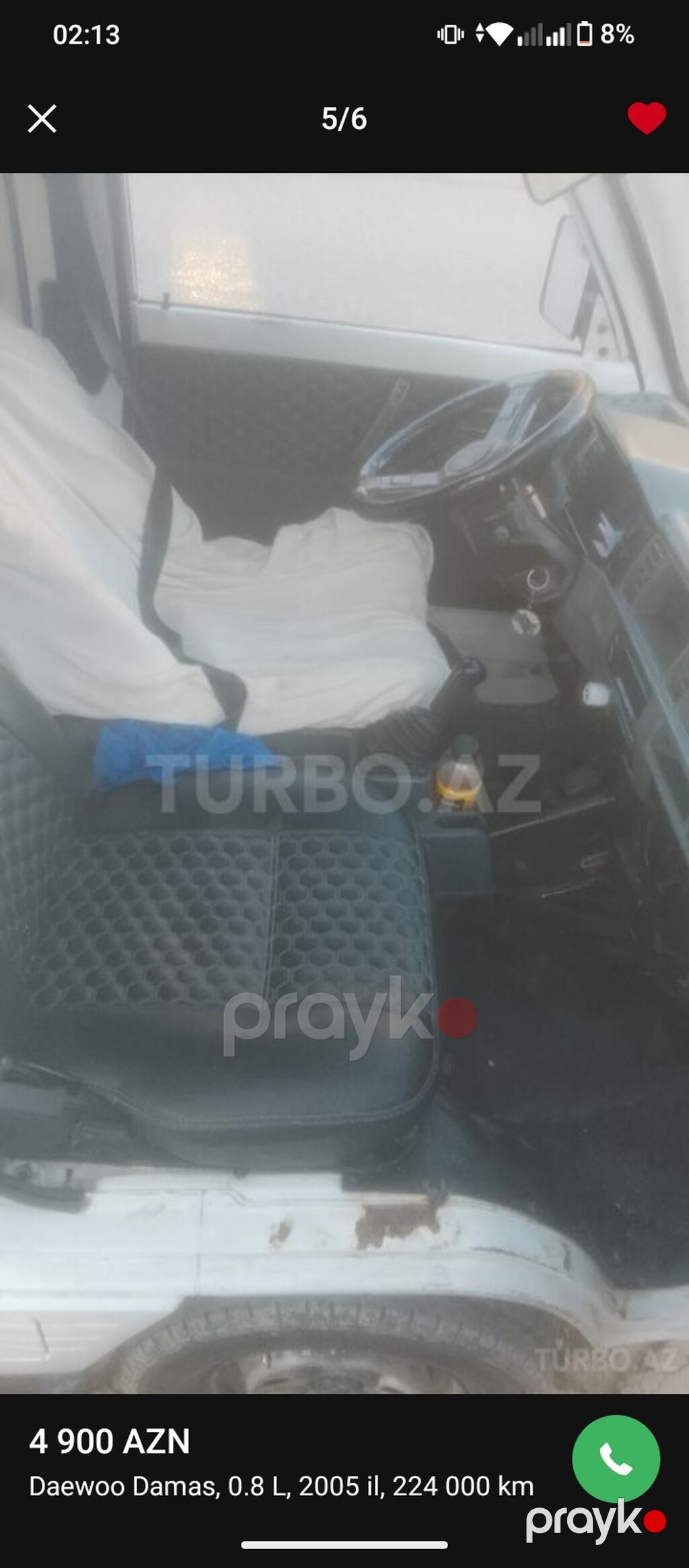 Daewoo Damas: 0.8 l 2005 il Van body type — Avtomobillər, Masazır (5)