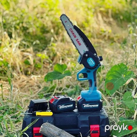 Akkumulyatorlu mini elektrik mişar – 8" zəncirli Xüsusiyyətlər: - 8 — Digah