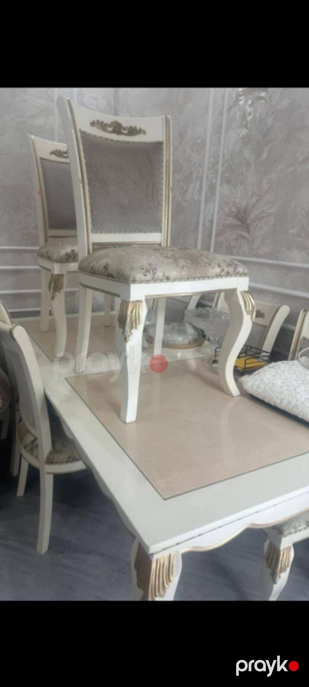 Qonaq dəsti, 8 stul bir stol açılanda 12 nəfərlik olur divan,2 — Qonaq otağı üçün, Bakı (3)