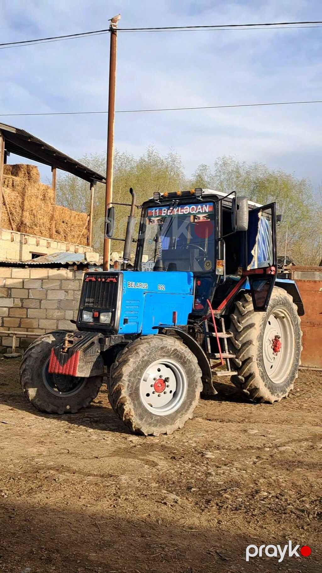 Traktor Belarus (MTZ) 892, 2010 il, 89 at gücü, motor 6.5 l, İşlənmiş — Traktorlar, Beyləqan (2)