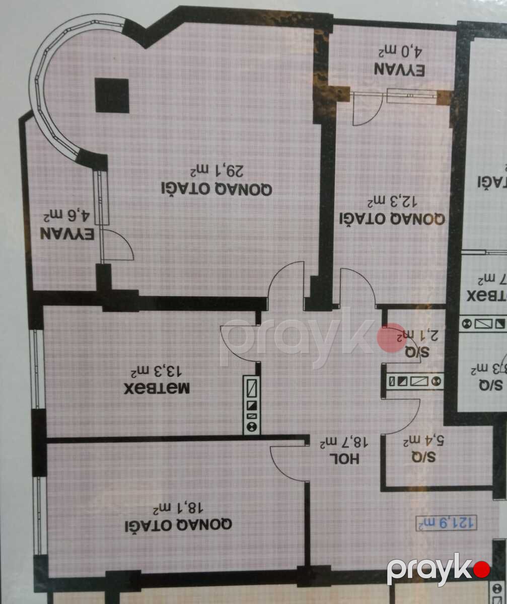 3-otaqlı yeni tikili, Xırdalan ş., 122 m² — Mənzil, Xırdalan (2)