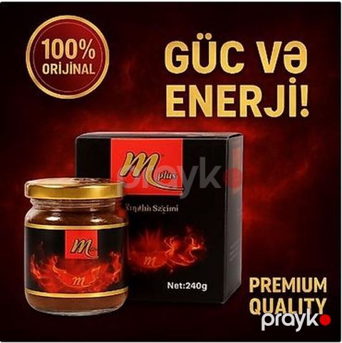 M Plus Premium – enerji və güc üçün arı məhsullarından hazırlanmış — Bakı