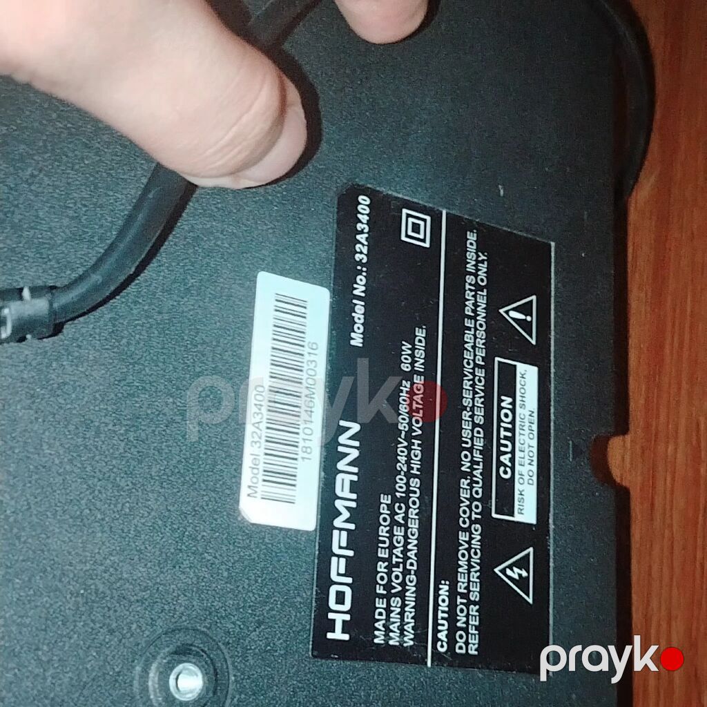 İşlənmiş Televizor Hoffmann LED ekran 32" HD (1366x768), Ödənişli çatdırılma — Televizorlar, Gəncə (4)
