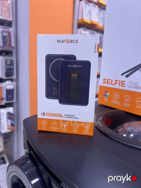 Euroacs MagSafe Powerbank – 10000 mAh (EU-QW21), mavi Xüsusiyyətlər — Bakı
