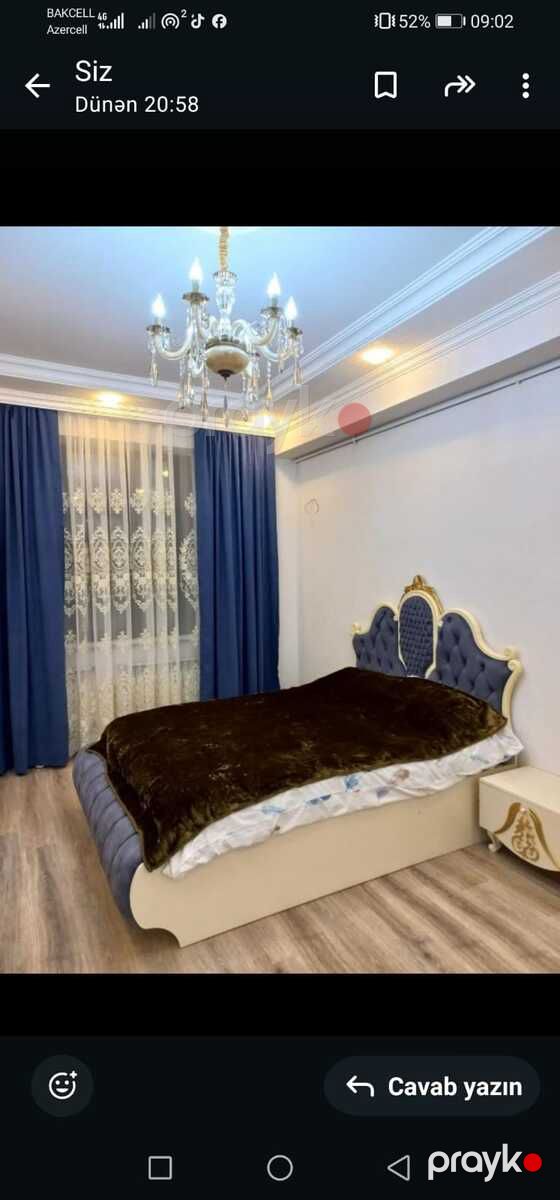6-otaqlı yeni tikili kirayə verilir, Ümid Əkbərov küç. ev 277, 220 m² — Mənzil, Bakı (5)