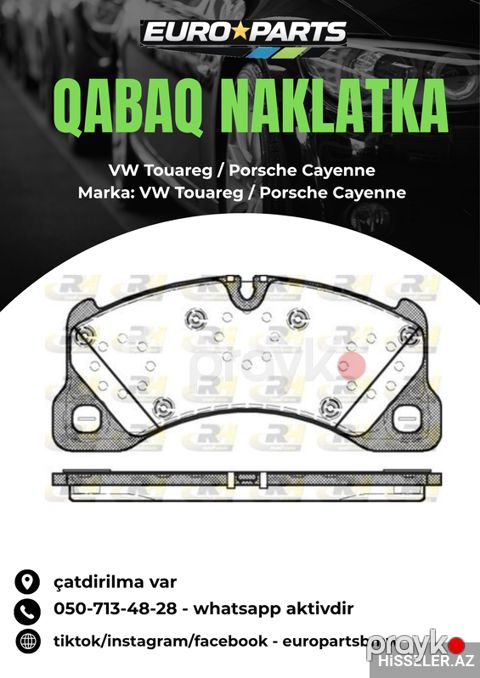 Vw Touareg / Porsche Cayenne Qabaq Naklatka