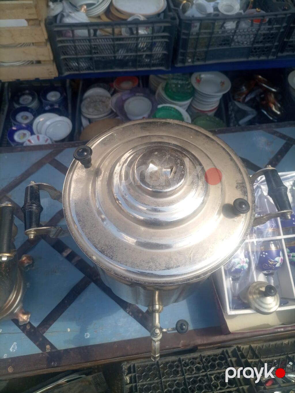 Elektrik samovar - Material: metal korpus, xrom/nikel örtüklü görünüş — Samovarlar, Bakı (2)