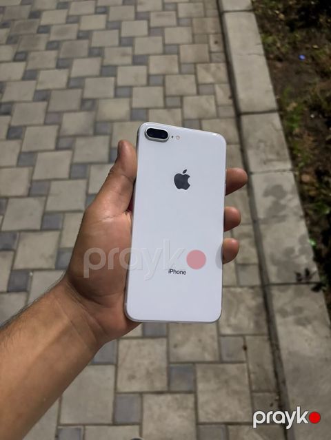 IPhone 8 Plus, 64 GB, Ağ, Barmaq izi, Simsiz şarj — Şirvan