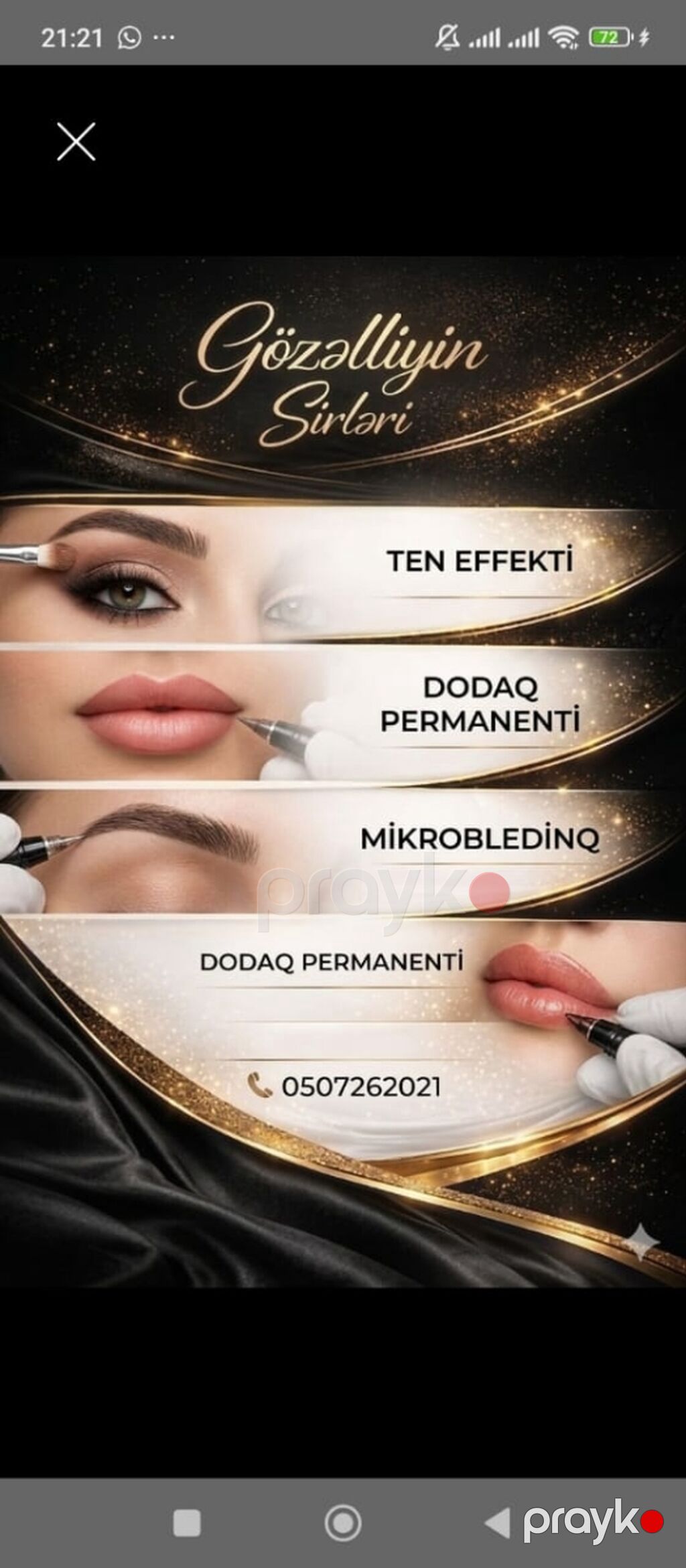 Xidmət: Qaş və kirpik laminasiyası, dodaq permanentı, mikrobleydinq — Digər, Bakı (2)