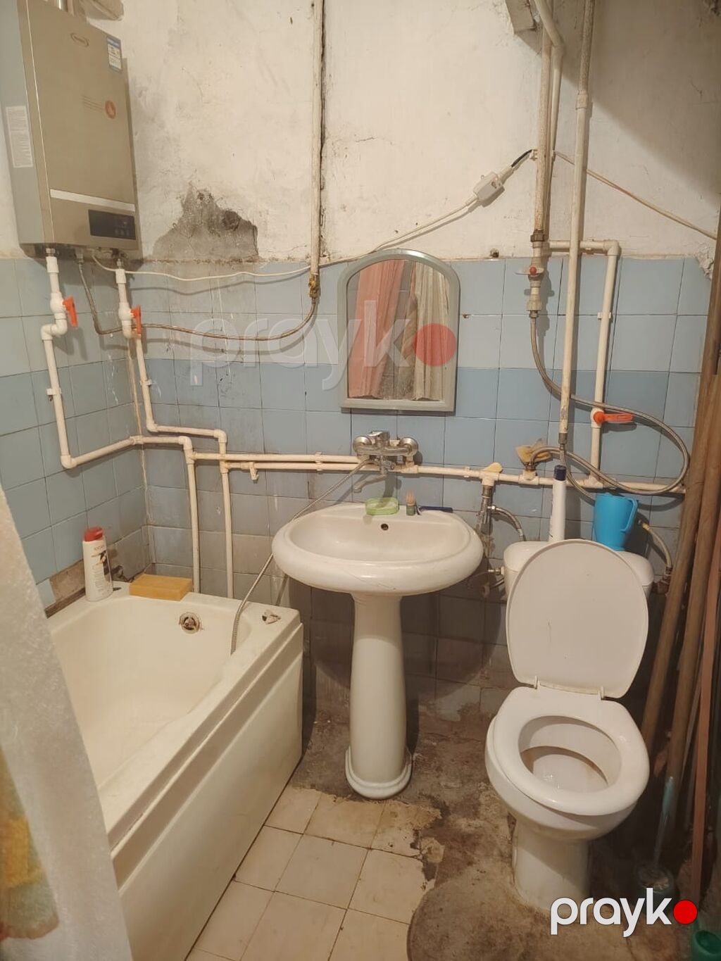 1 otaqlı mənzil (studio tipli zal + açıq mətbəx keçidi) — Mənzil, Bakı (4)