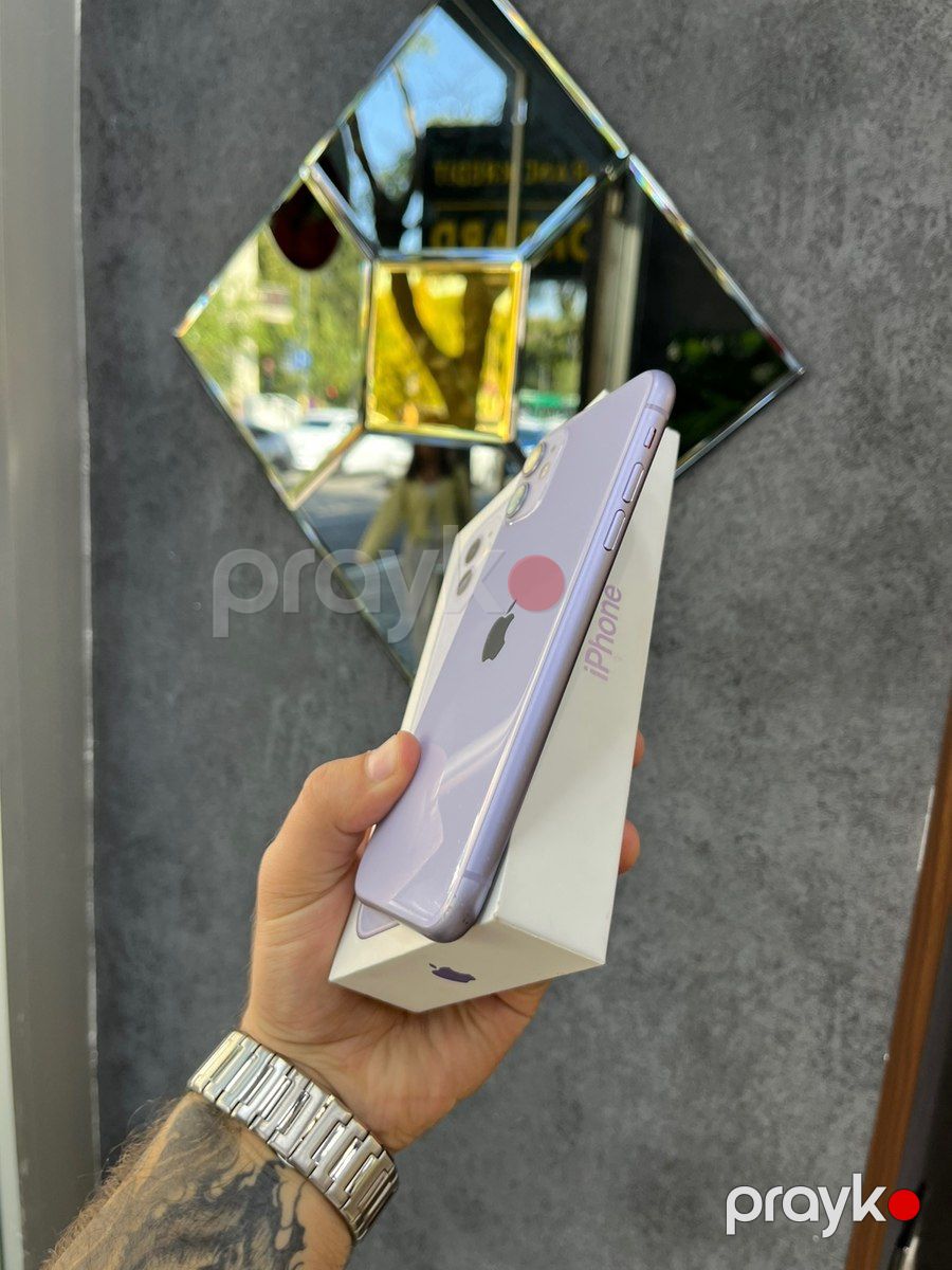 Apple iPhone 11 Purple 128GB/4GB — Smartfonlar, Bakı (2)
