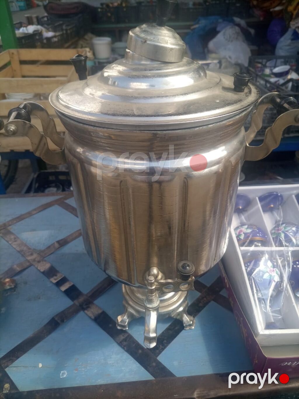 Elektrik samovar - Material: metal korpus, xrom/nikel örtüklü görünüş — Samovarlar, Bakı (3)