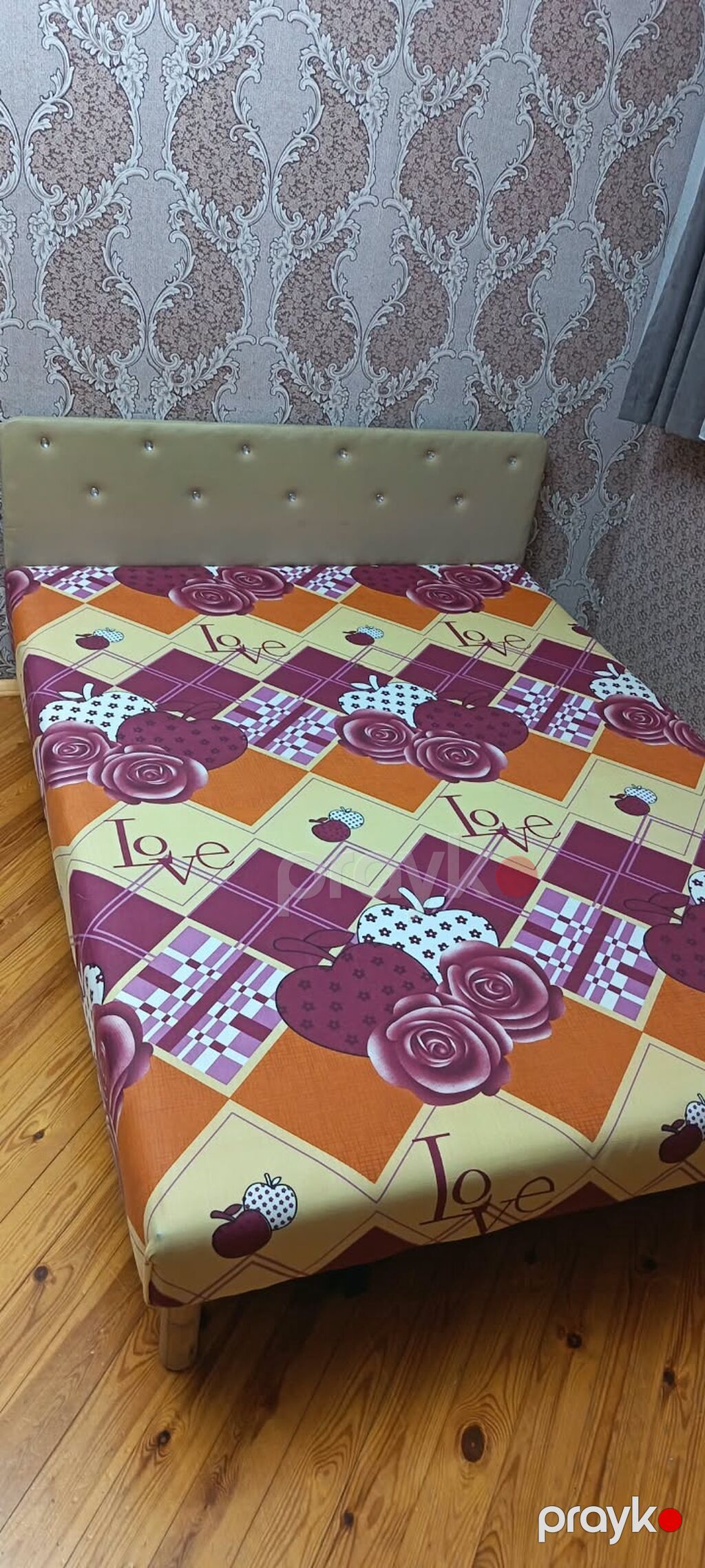 İki nəfərlik çarpayı - Ölçü: təxmini 160×200 sm (vizualdan) - Başlıq — Yataqlar, Bakı (2)