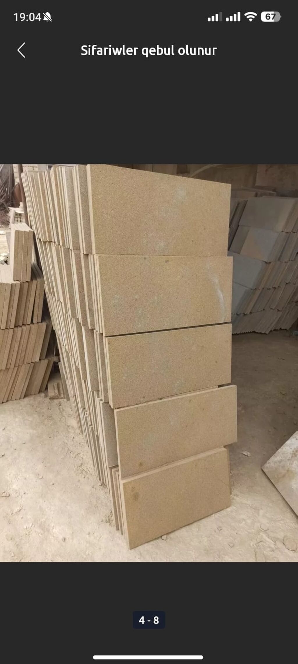 Aglay Daşi 1 Kvadrati 3 Manat — Plitka və örtü materialları, Bakı (4)