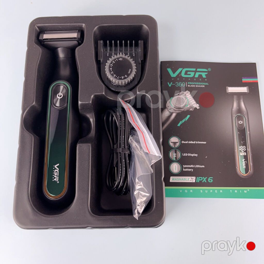 Elektrikli Ülgüc VGR 360 Üzqırxan Bütün məhsularımız Yenidir və — Usturalar, trimmerler və epilyatorlar, Bakı (7)