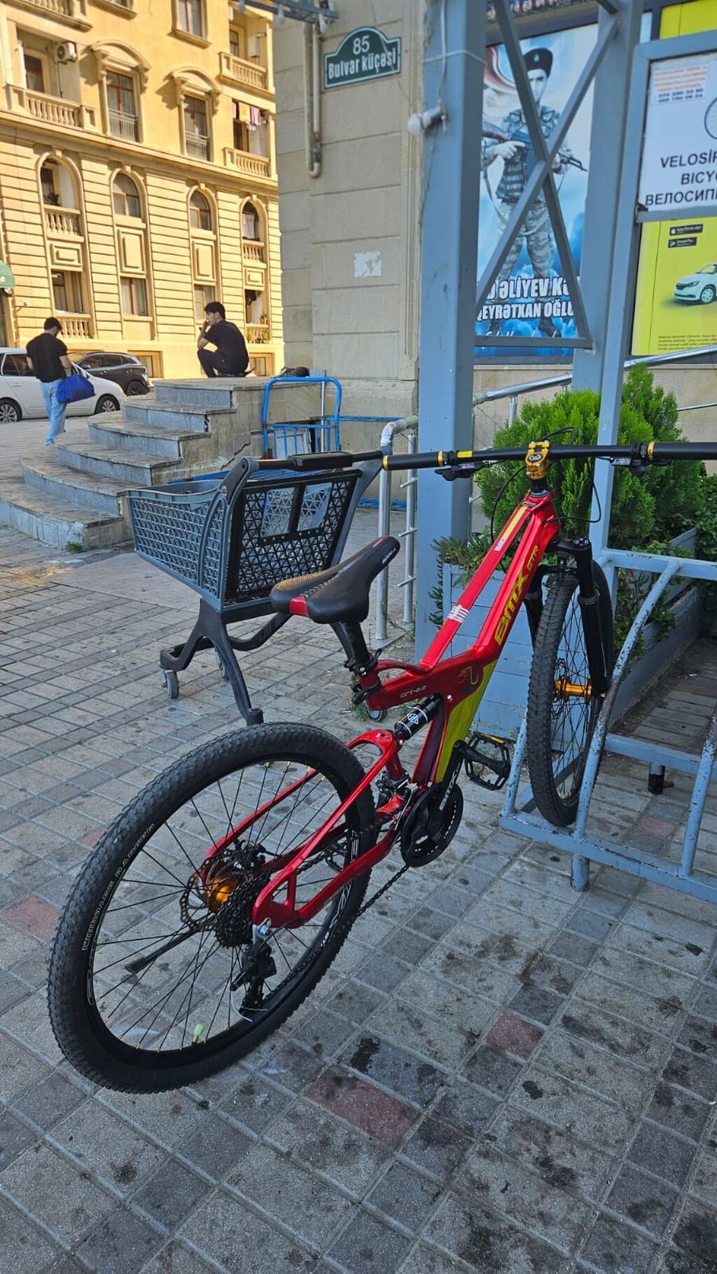 1 ayın velosudu 420 Azn alınıb Moto almaq üçün satılır problemsiz — BMX, Sumqayıt (3)