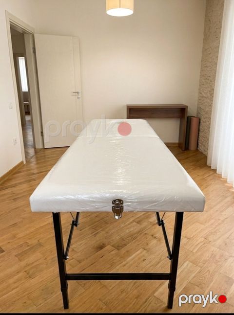Masaj/Estetik üçün qatlanan masa - Rəng: ağ - Üst hissə: yumşaq — Sumqayıt