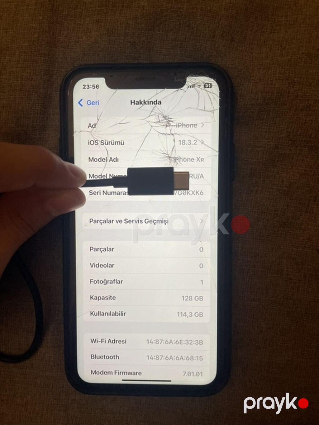 IPhone Xr, Qara, Qırıq — Apple iPhone, Bakı (6)