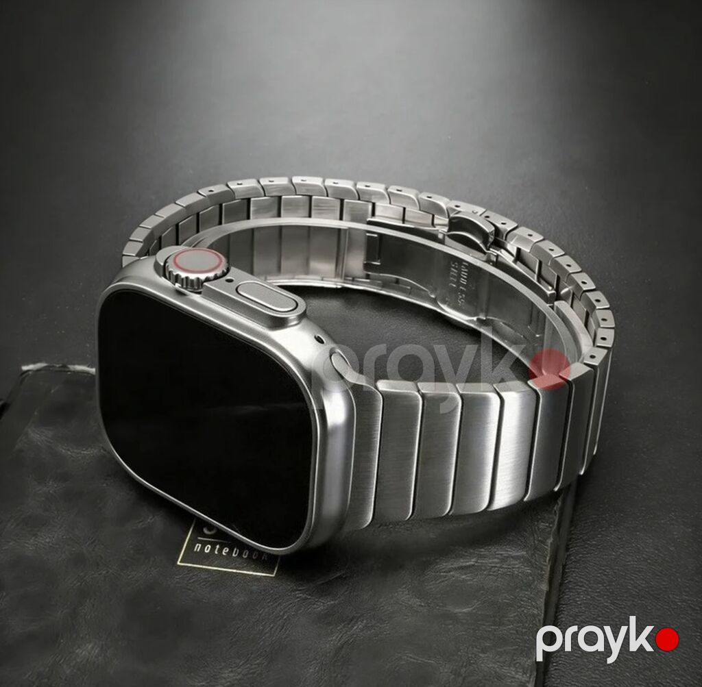 Apple watch üçün premium paslanmayan poladdan kəmər - Material — Saat sapları və bilərziklər, Bakı (2)