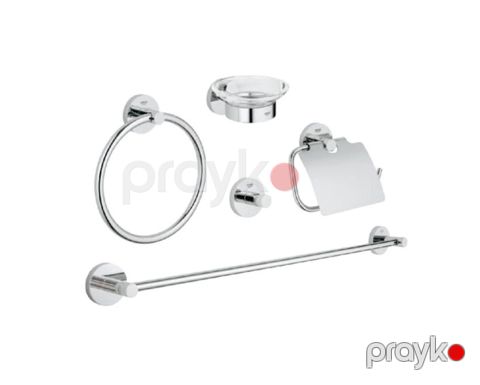 Grohe Essentials 40344001 – Hamam üçün 5-i-1 aksesuar dəsti Rəsmi