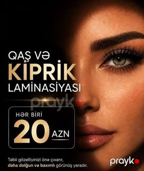 Xidmət: Qaş və kirpik laminasiyası, dodaq permanentı, mikrobleydinq