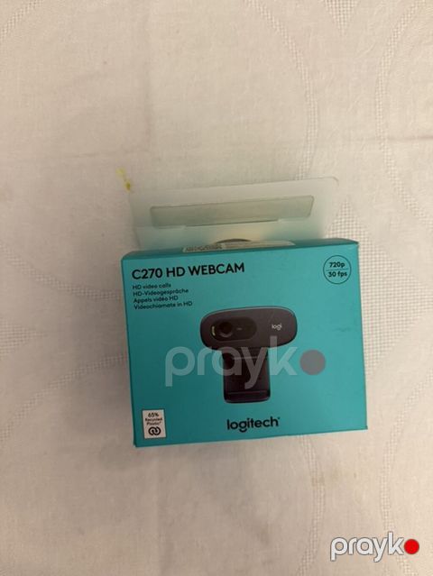 Logitech C270 HD Webcam - 720p, 30 kadr/saniyə video keyfiyyəti