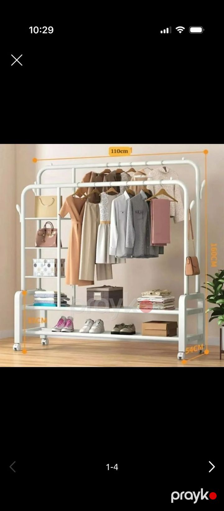 Mobil geyim asılacağı sistemi — Stellajlər, Bakı (5)