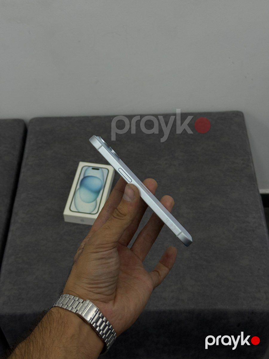 Apple iPhone 15 Blue 128GB/6GB — Smartfonlar, Bakı (2)