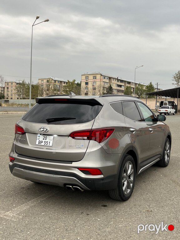 Hyundai Santa Fe, 2.0 L, 2017 il, 180 729 km — Avtomobillər, Gəncə (7)