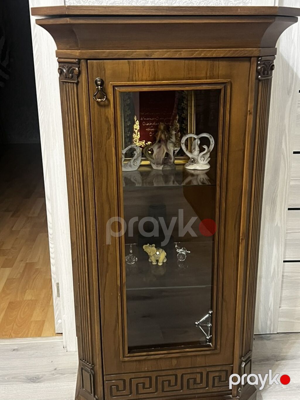 Klassik üslubda vitrin şkaf - Material: ağac konstruksiya, qəhvəyi — Vitrini, Bakı (2)